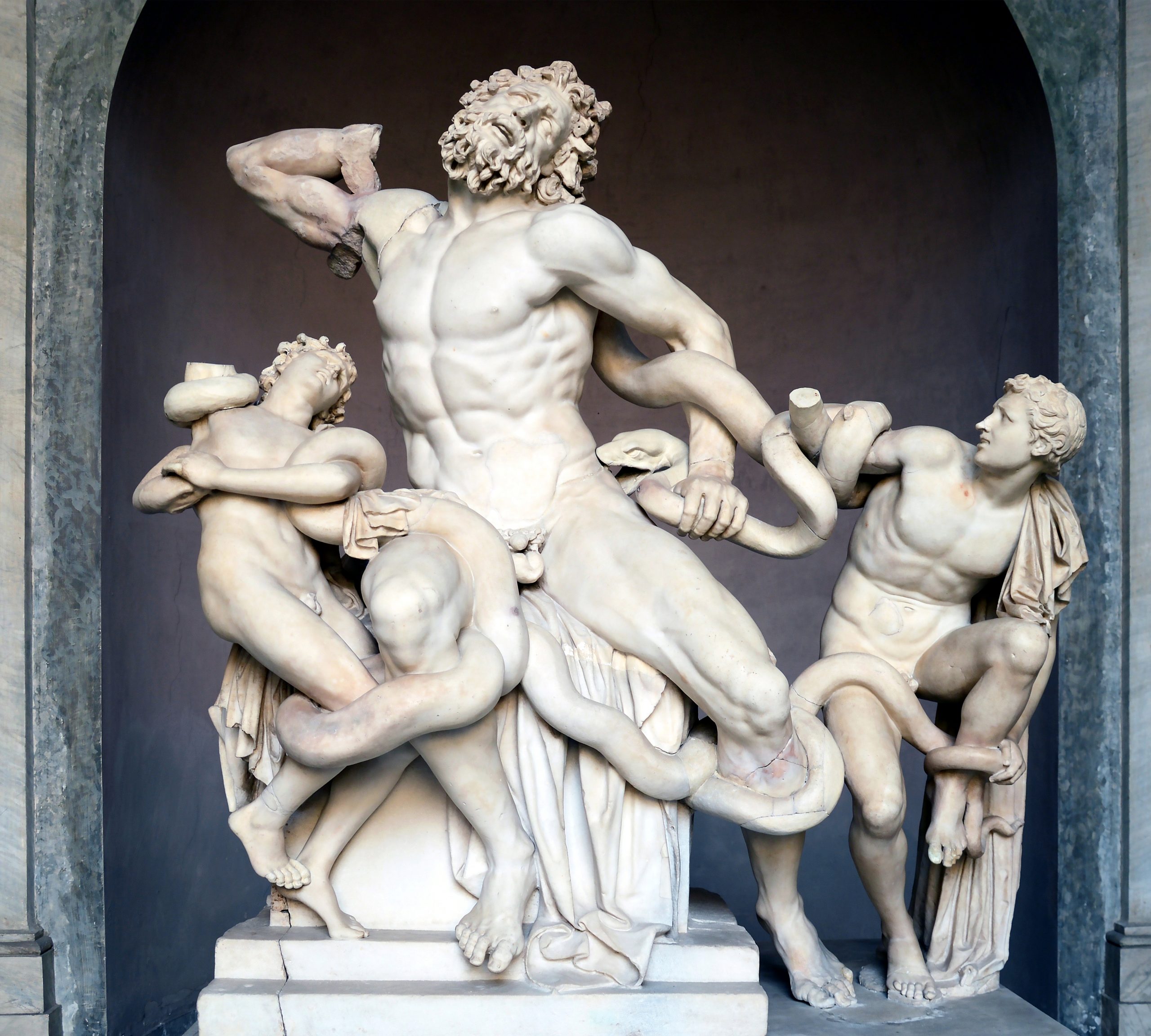 Statue de pénis de la mythologie romaine grecque satyre fait à la main  ton