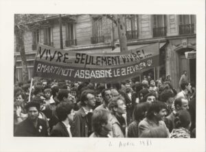 Photos de la grande manifestation du 4 avril 1981 à Paris